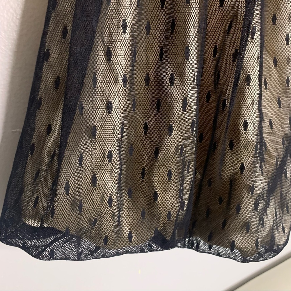 Tracy Reese strapless sweetheart mini dress Swiss dot black women’s 8 - Picture 7 of 7